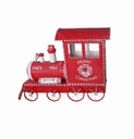 MY CHRISTMAS VILLAGE metallic train decoration 