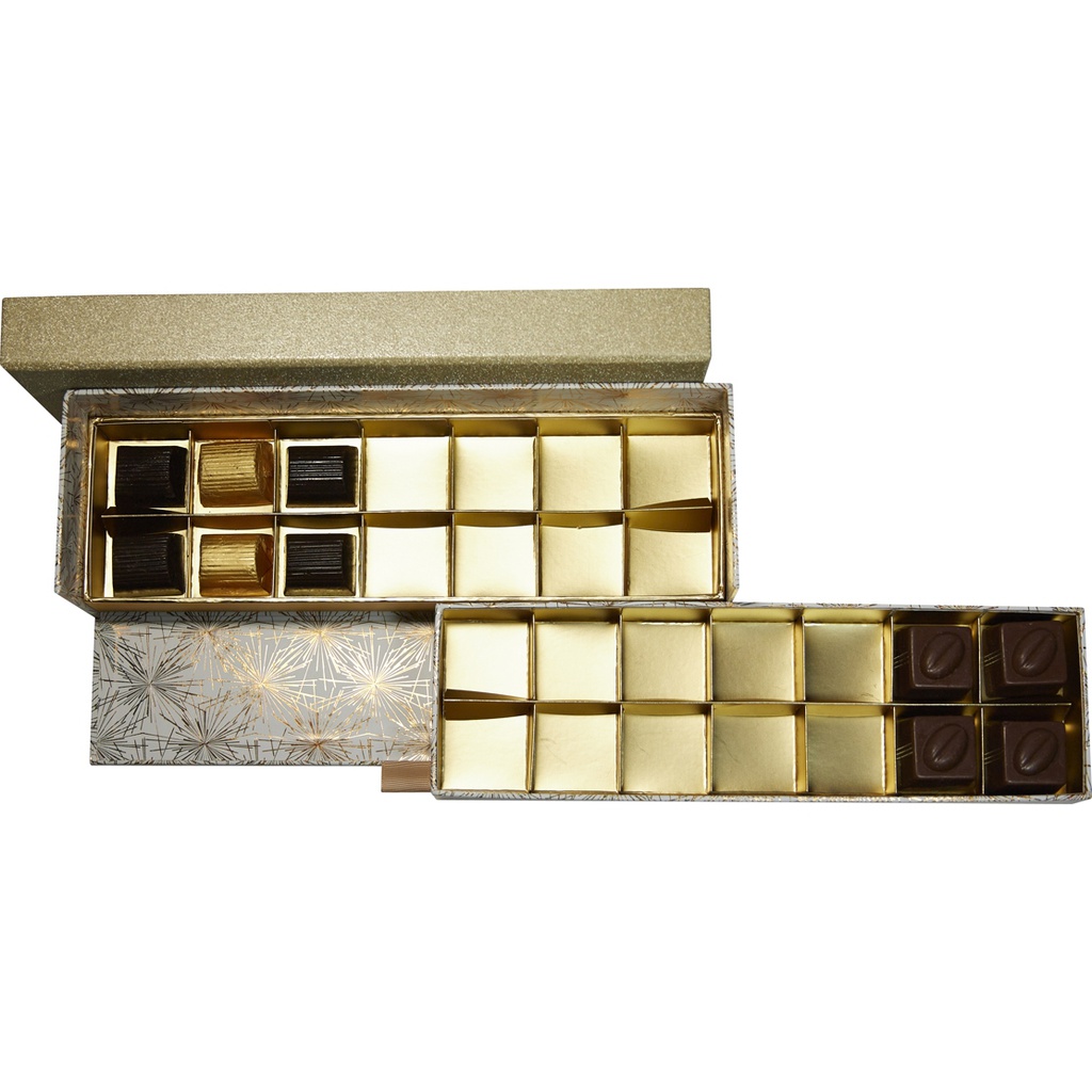 FIREWORKS 2-tower box 28 chocolates