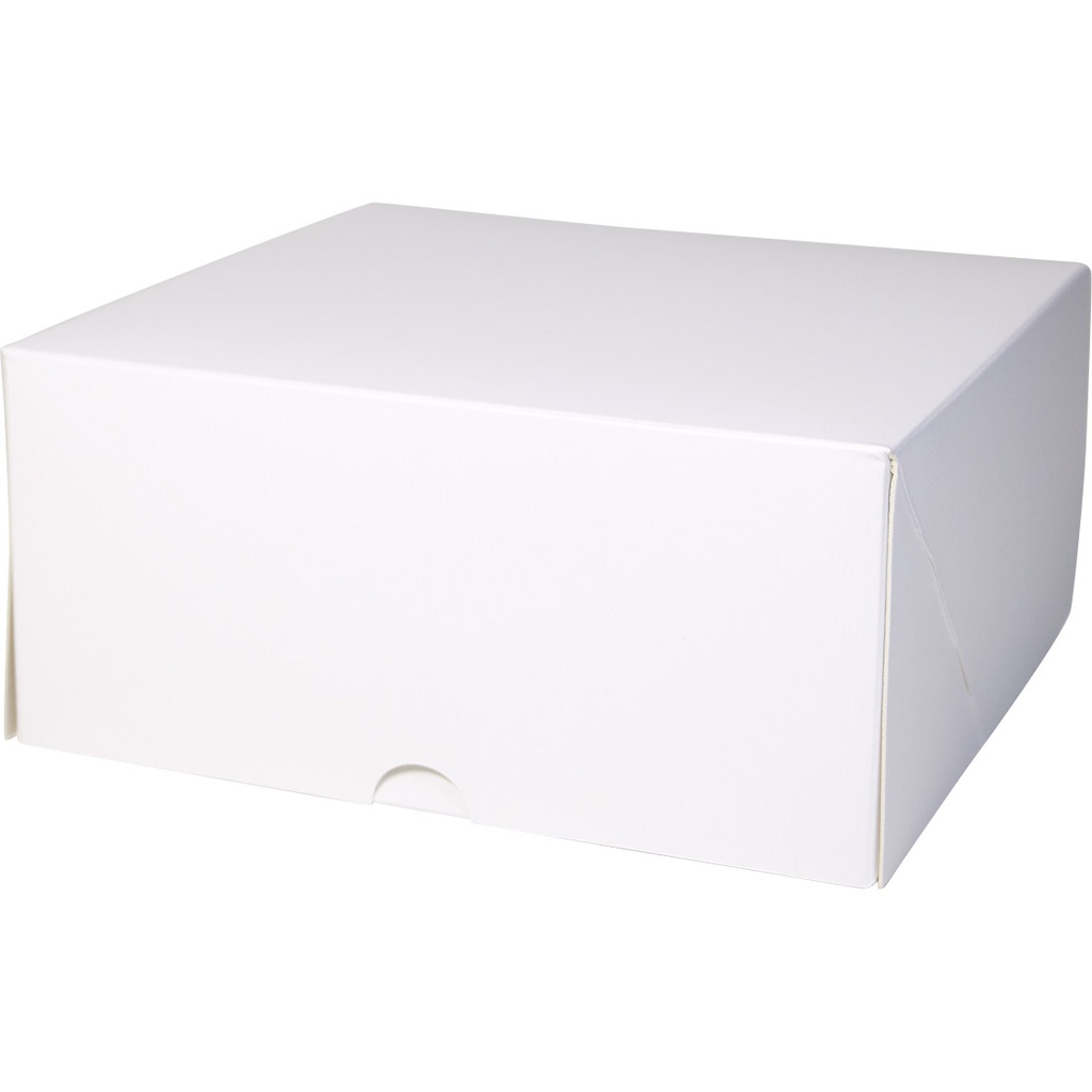 BOITE PATISSIERE blanche 17