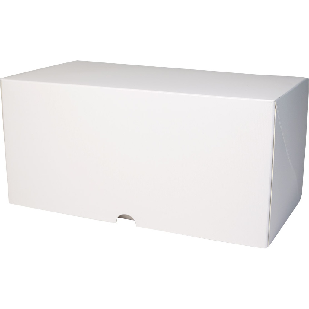 BOITE BUCHE blanche 25