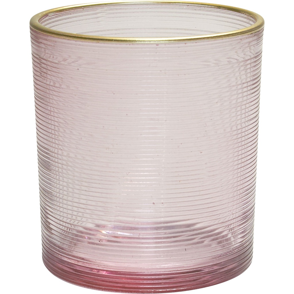 MON CARAMEL Pink canldeholder big