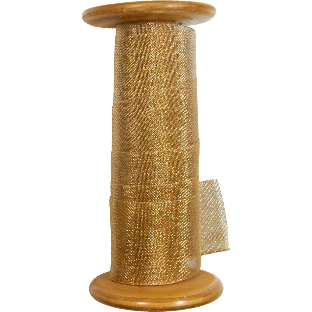 METALLIC ORGANZA 30mm goud 16