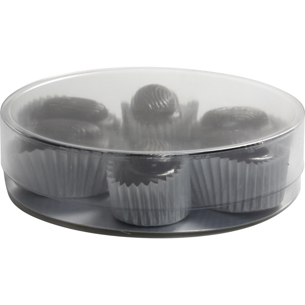 RONDVORMIGE doos 10 zilver***