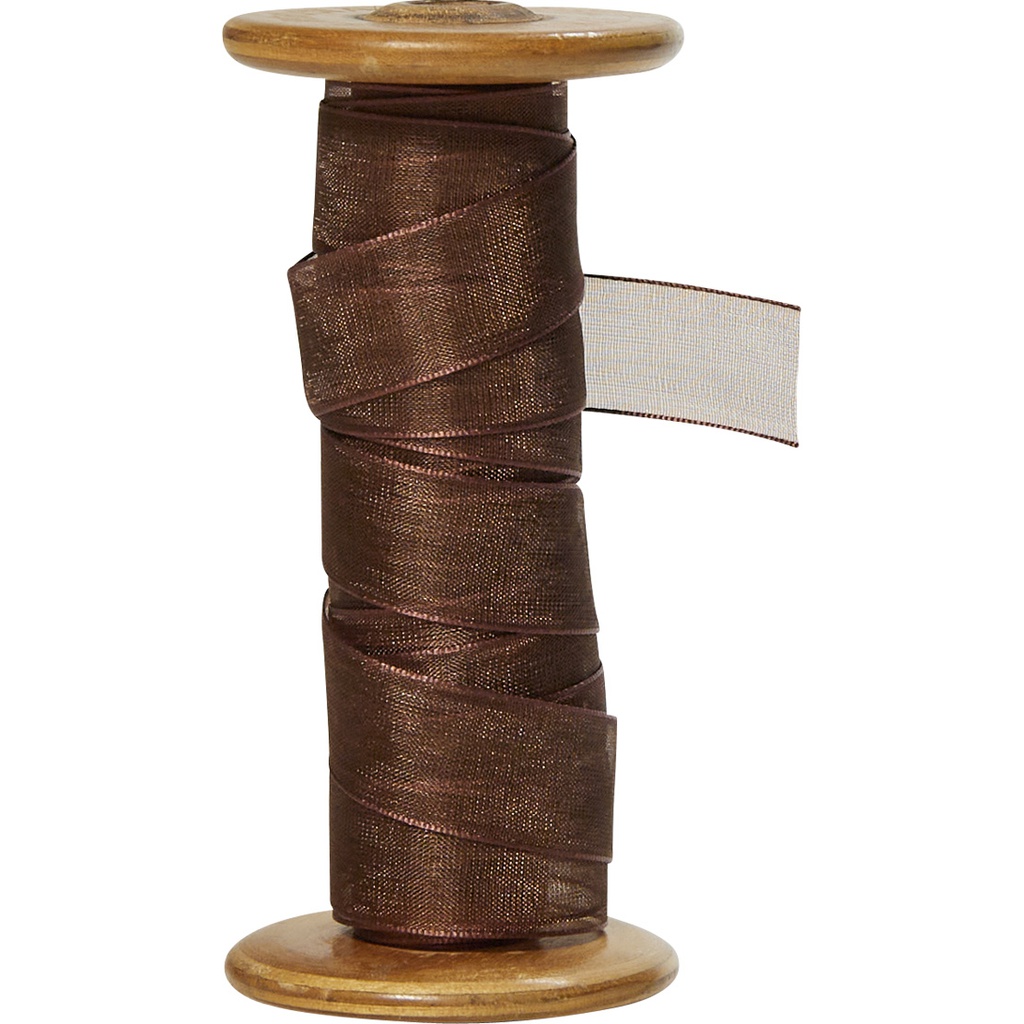  ORGANZA 15mm brown 79