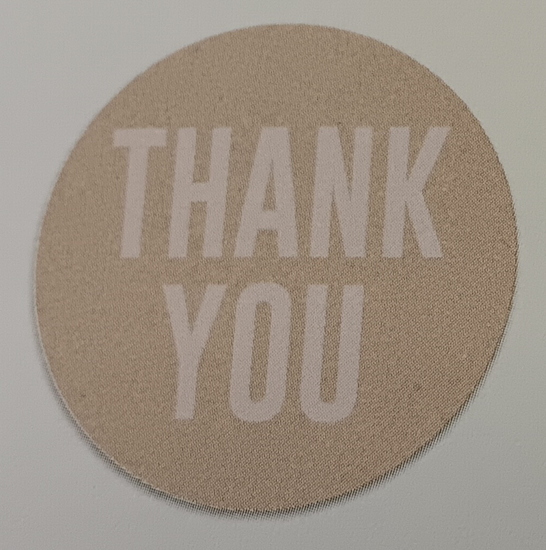 ETIKETTEN Thank you