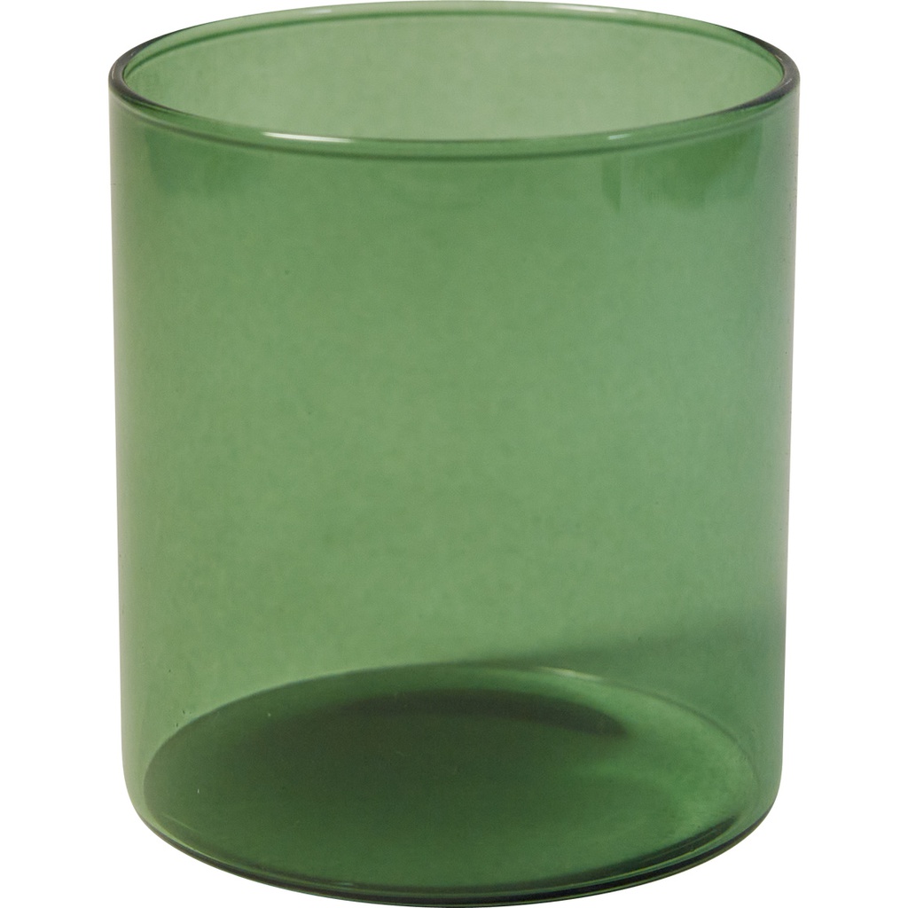 FEERIE DE NOEL green glass candle holder