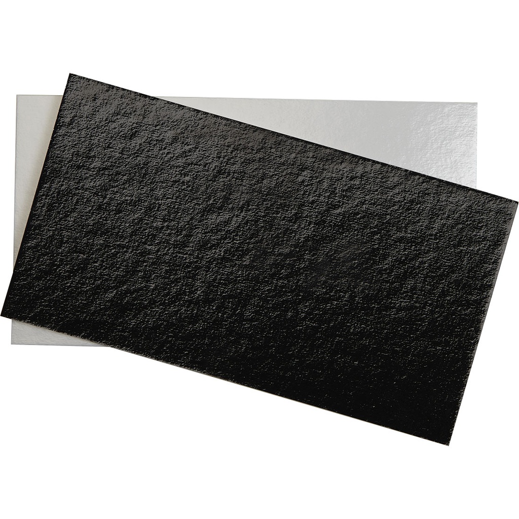 WHITE/BLACK CARDBOARD for log box 25