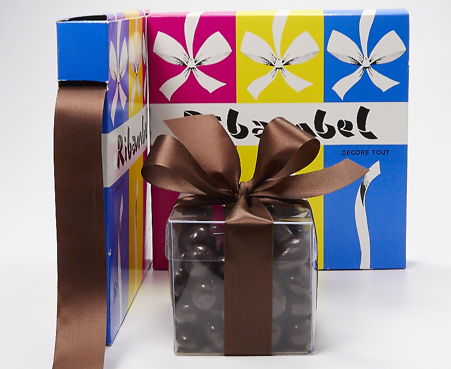 RIBANBEL chocolat 25mm -RBL25178