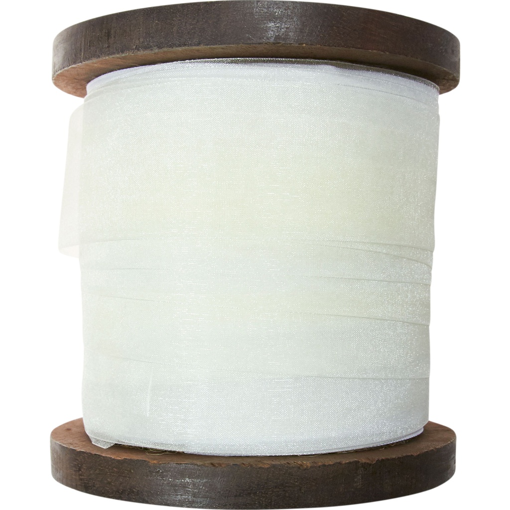 ORGANZA 40mm ivoire 14