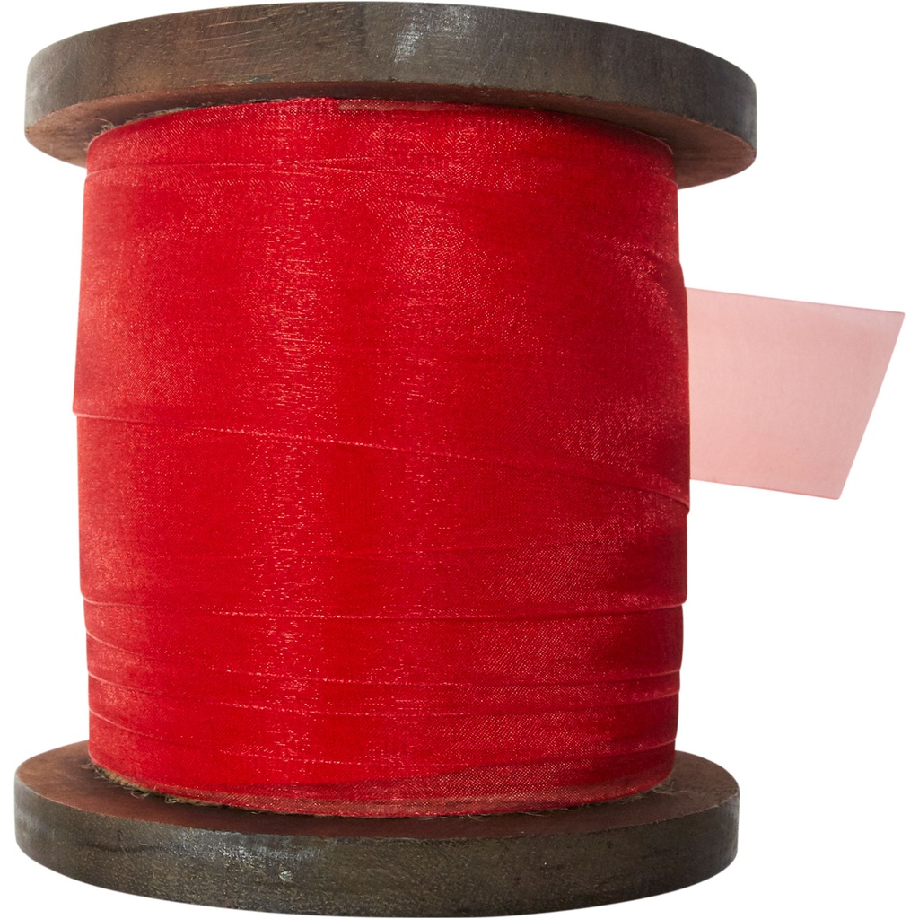 ORGANZA 40mm rouge 20