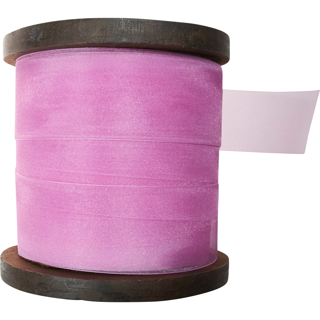 ORGANZA 40mm rose 23