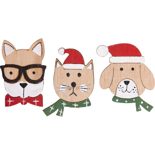 [4504*41*08*71] ALL MY FRIENDS 3 assorted clips cats/dogs