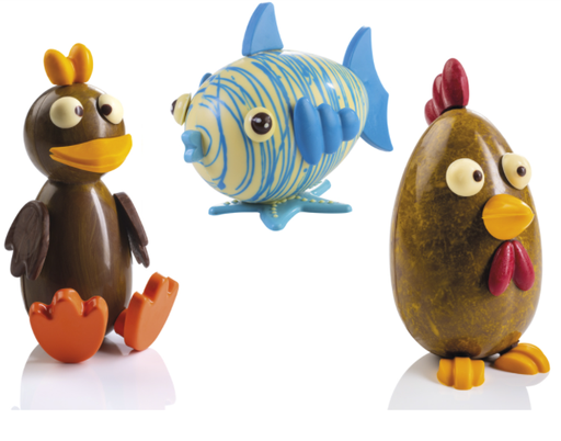 [MA*20SC01] MOULD - Animates eggs - 3 assorted