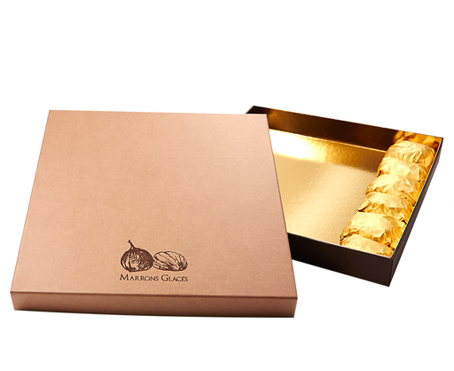 [5008*01*21*79***] SCATOLA di castagne candite 21