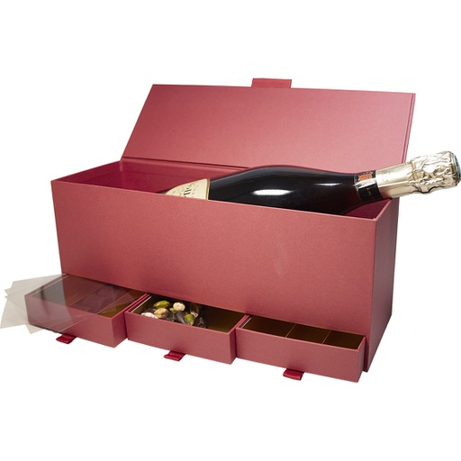 [5534*04*34*27] FRENCHY RED champagne 3 cassetti