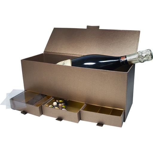 [5534*32*34*78] TERRA champagne 3 Schubladen