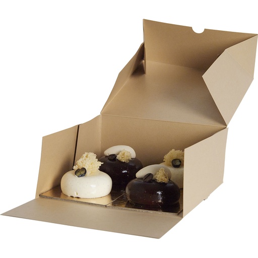 [3678*07*19*78] SCATOLA PER PASTICCERIA kraft 19