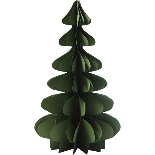 [6604*00*02*57] FEERIE DE NOEL green paper decoation tree 