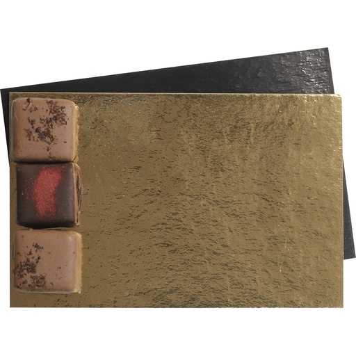 [3436*90*09*90] CARTON OR/NOIR pour sachet 09