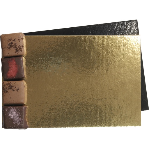 [3436*90*10*90] CARTONE ORO/NERO per borsa 10 