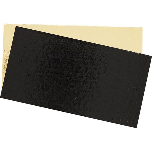 [3436*08*18*90] GOLD/BLACK CARDBOARD for pastry box 18