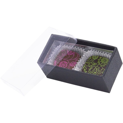 [3534*02*04*90***] BLACK IS BLACK transparente 2 choc