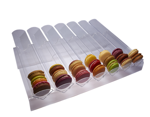 [MA*AG05701***] MACARON - présentoir 7 lignes